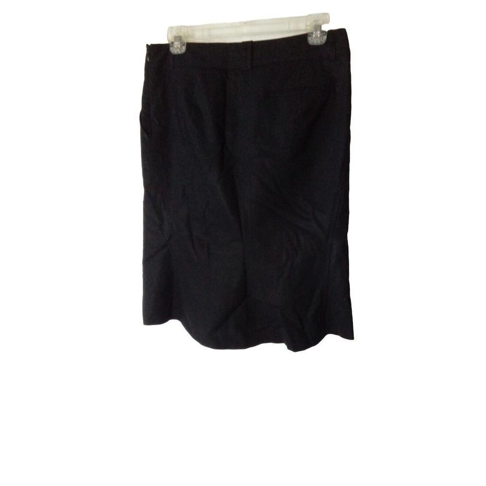 BCBG Maxazria Skirt Womens 4 Black 96% Wool 4% Spandex Pencil Skirt